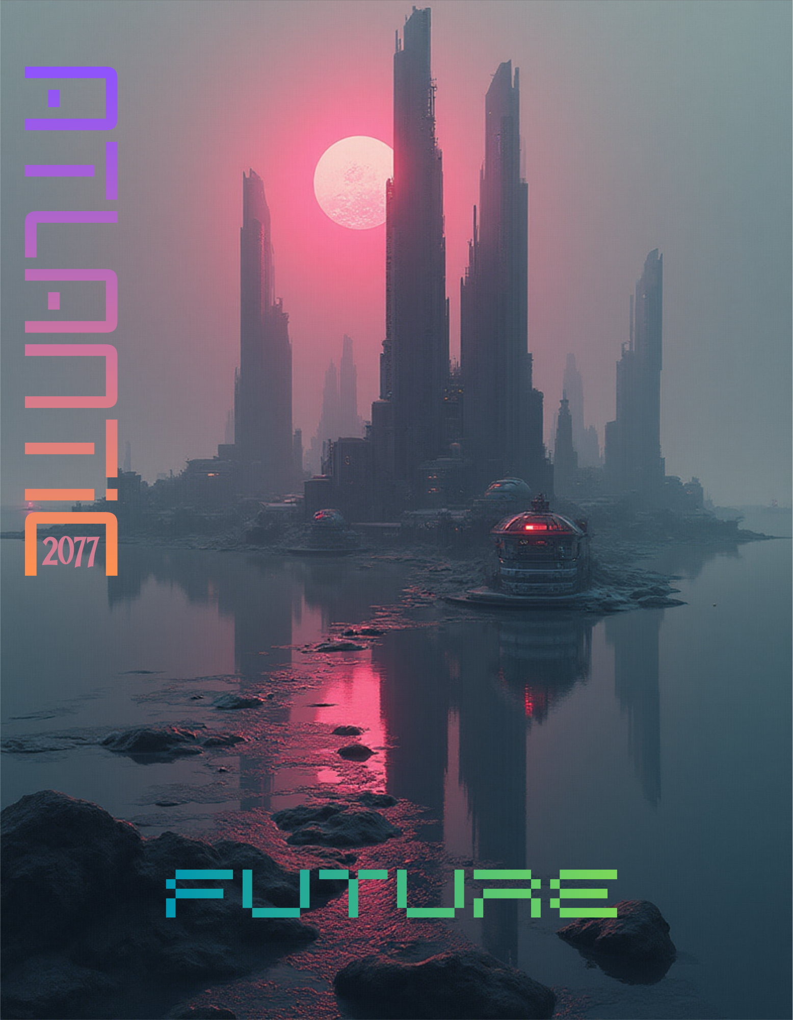 atlantis tişört için baskı modeli