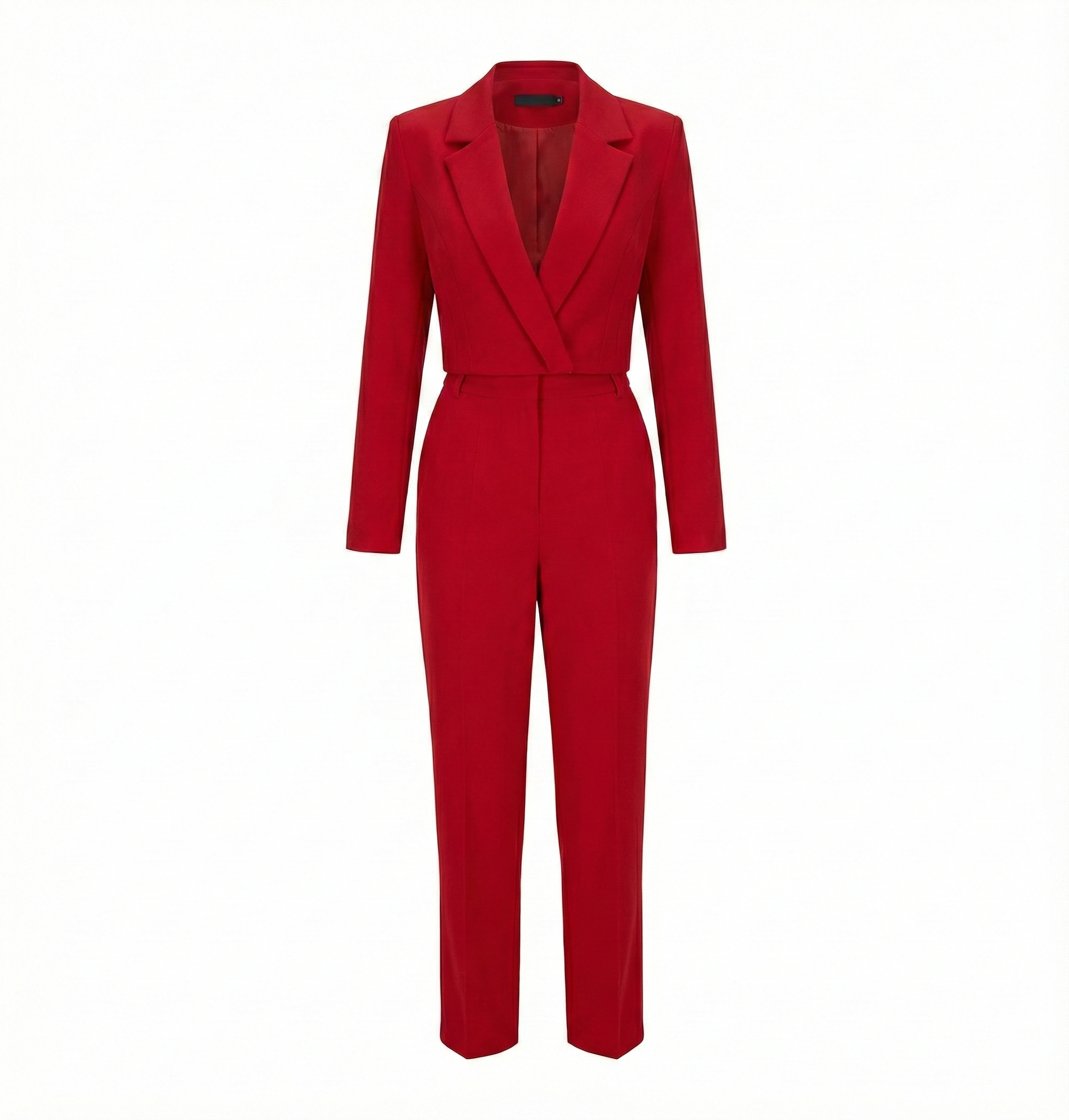 Kırmızı Blazer takım Elbise